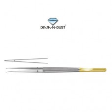 Diam-n-Dust™ Micro Suturing Forcep Straight - With Counter Balance Stainless Steel, 25 cm - 9 3/4"